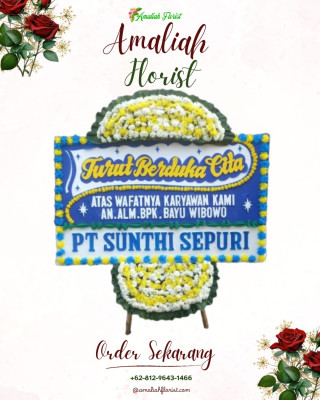 Papan Bunga Duka di Pulaumerbau