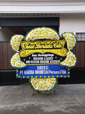 Papan Bunga Duka di Pulaumerbau