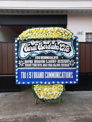 Papan Bunga Duka di Pulaumerbau